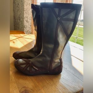 Vintage Diesel "Run To" Metallic Moto Boots Size 8 Hard to Find! Vintage 2000’s